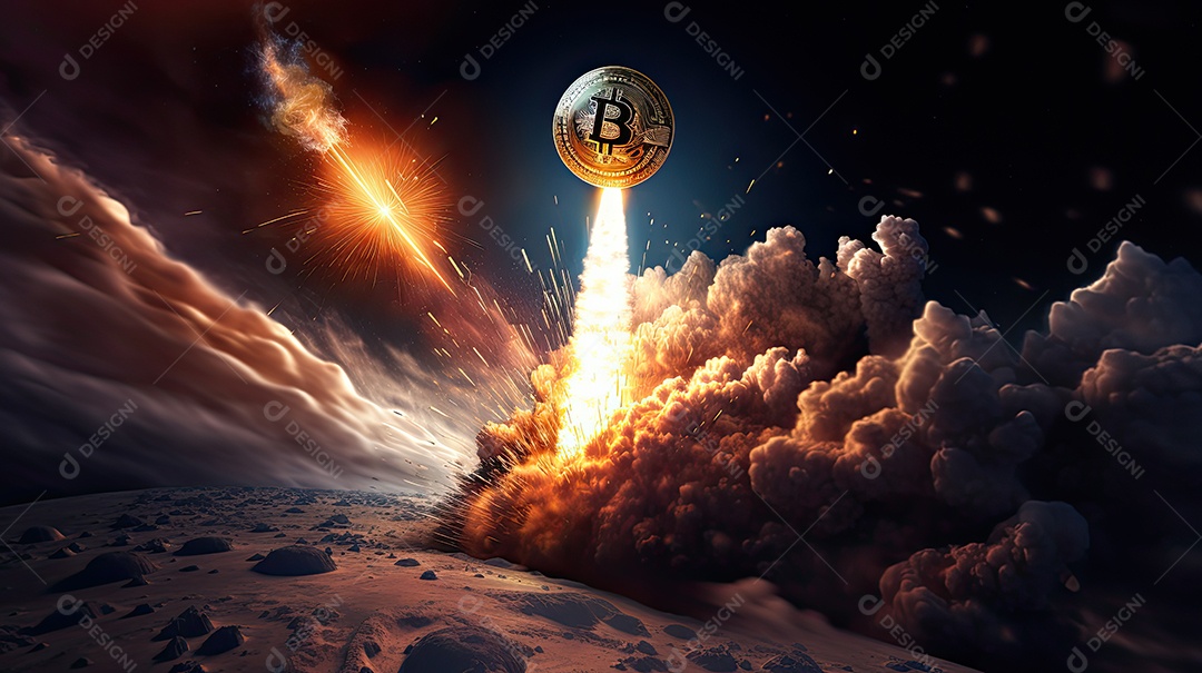Foguete de bitcoin