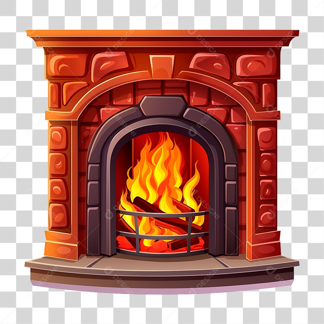 Transparent PNG Fireplace