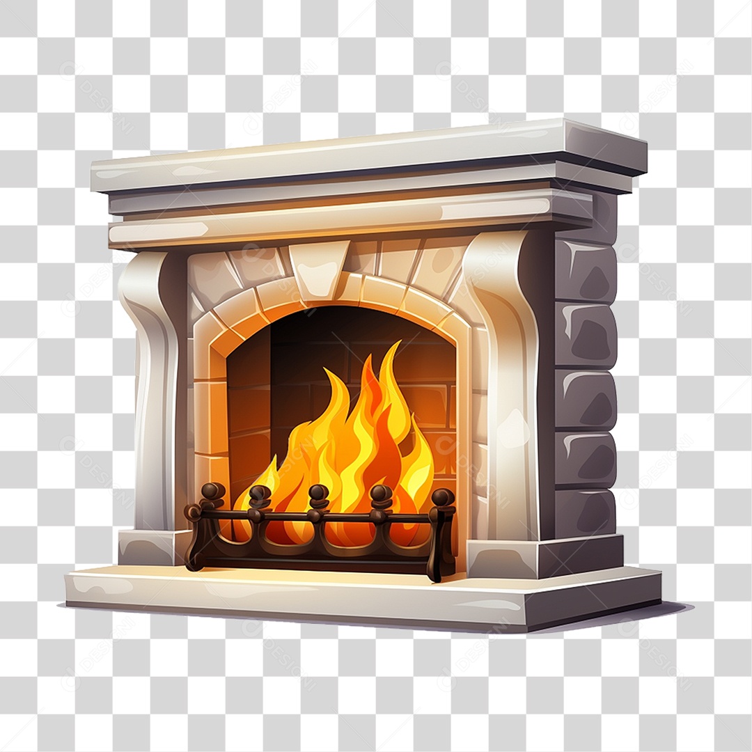 Lareira Fogo PNG Transparente