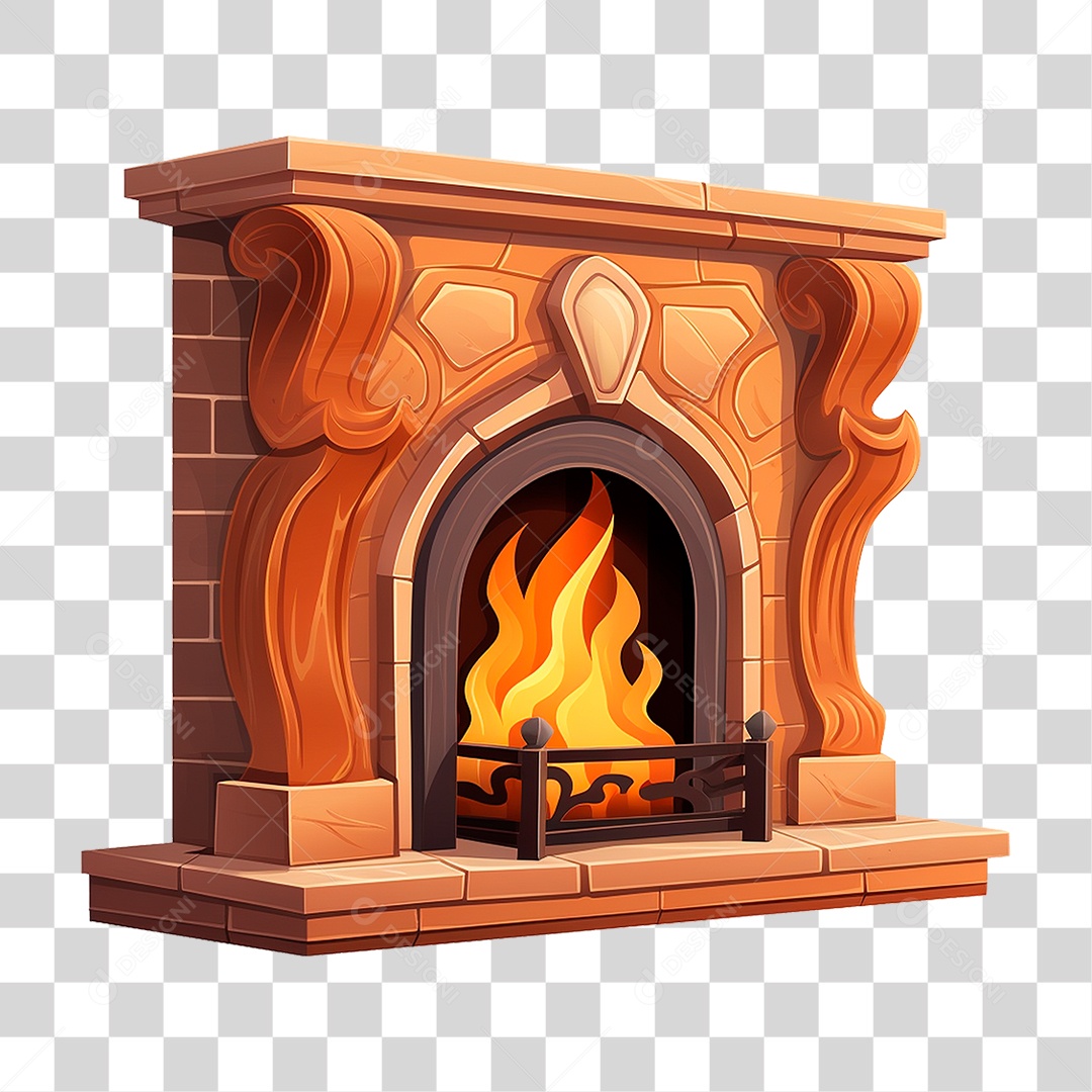 Lareira PNG Transparente