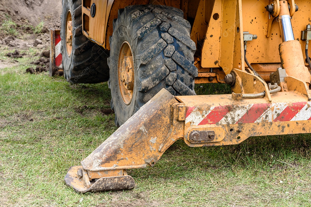 Escavadeira trabalhando