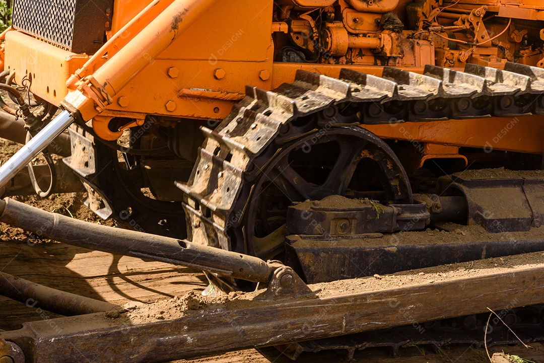 Escavadeira trabalhando