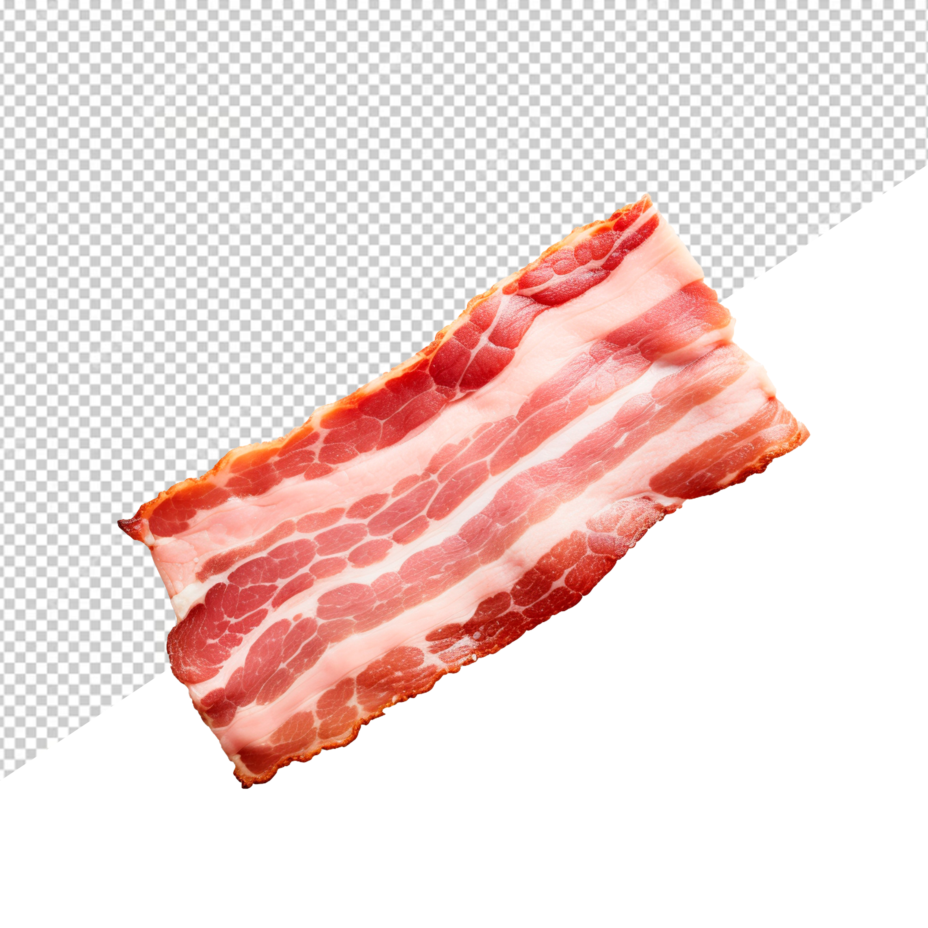 Fatias De Bacon Para Composição PSD