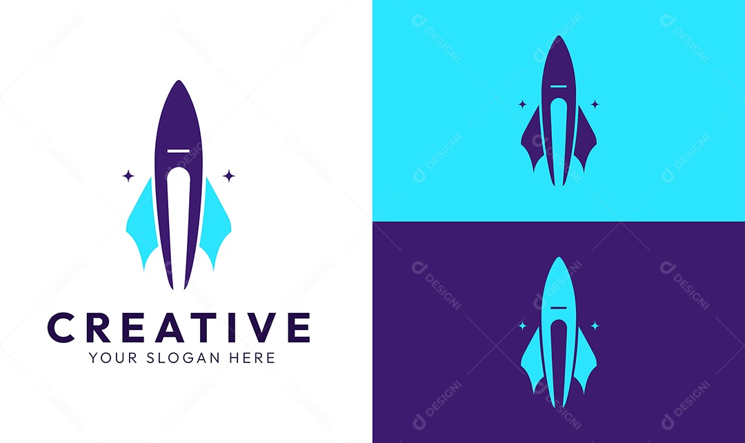 Modelo de Logo de Animal Ilustração Vetor EPS Editável