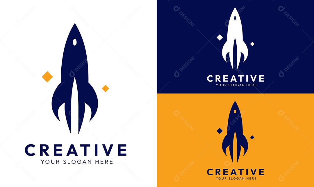 Modelo de Logo de Animal Ilustração Vetor EPS Editável