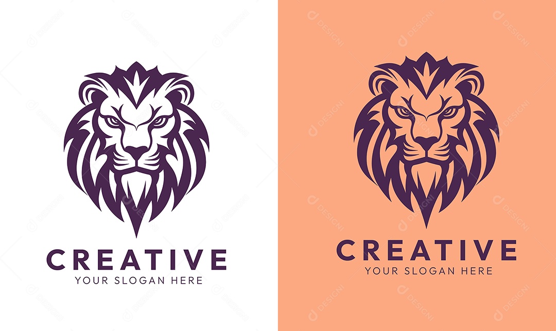 Modelo de Logo de Animal Ilustração Vetor EPS Editável