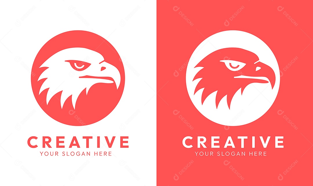 Modelo de Logo de Animal Ilustração Vetor EPS Editável