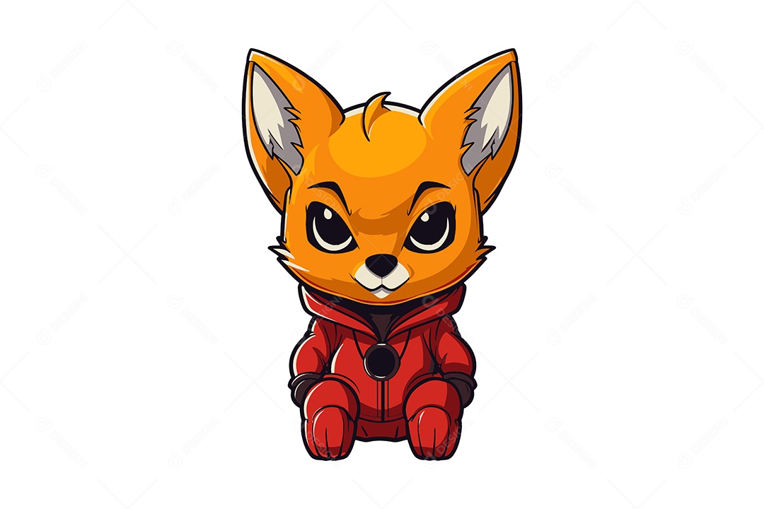 Mascote Ilustração Vetor EPS + AI Editável