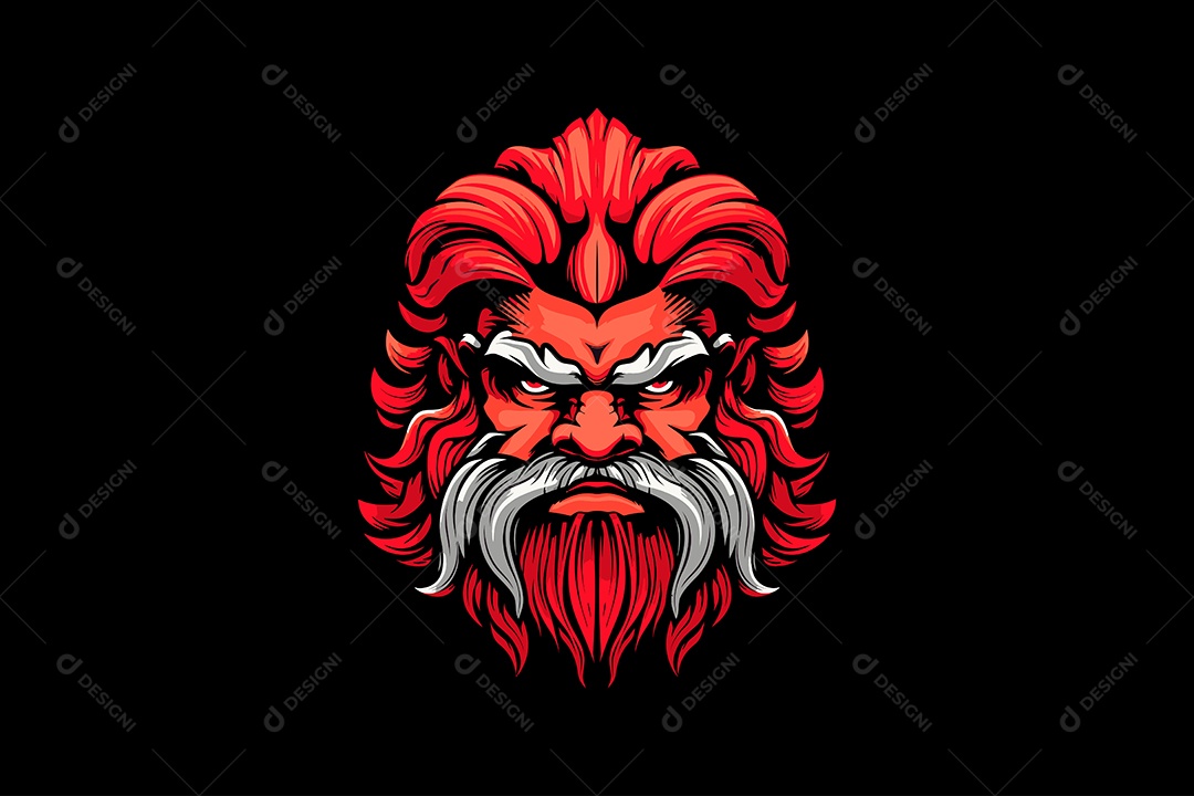 Mascote Ilustração Vetor EPS + AI Editável