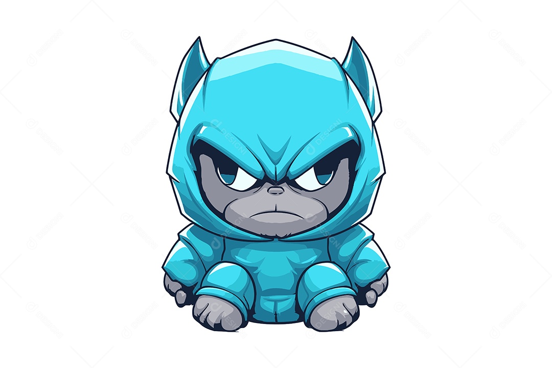 Mascote Ilustração Vetor EPS + AI Editável