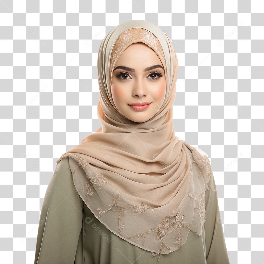 Mulher Muçulmana PNG Transparente
