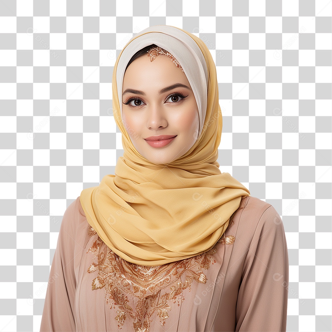 Mulher Muçulmana PNG Transparente