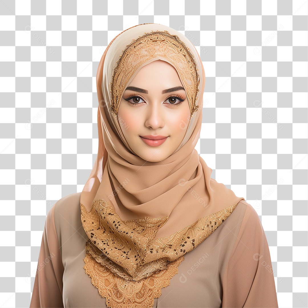 Mulher Muçulmana PNG Transparente