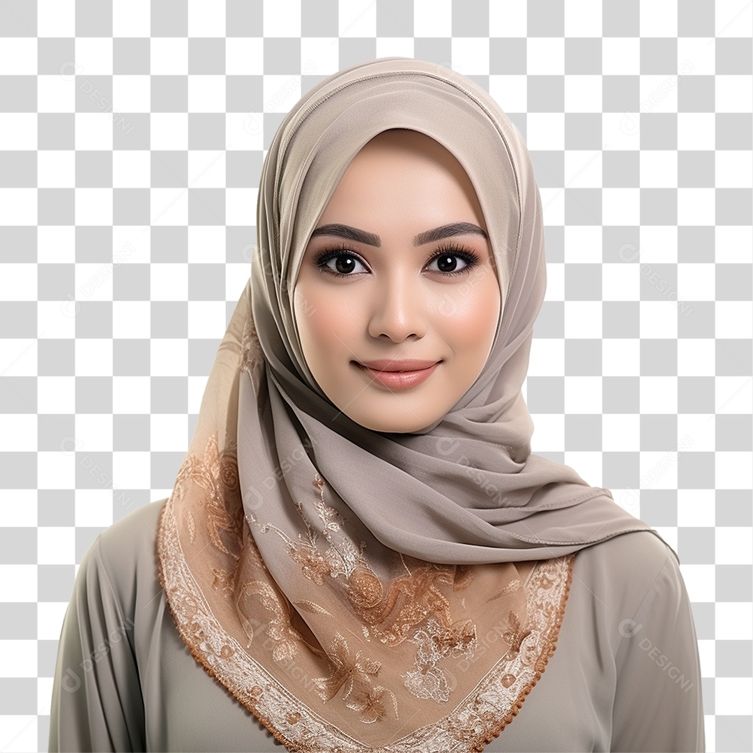 Mulher Muçulmana PNG Transparente