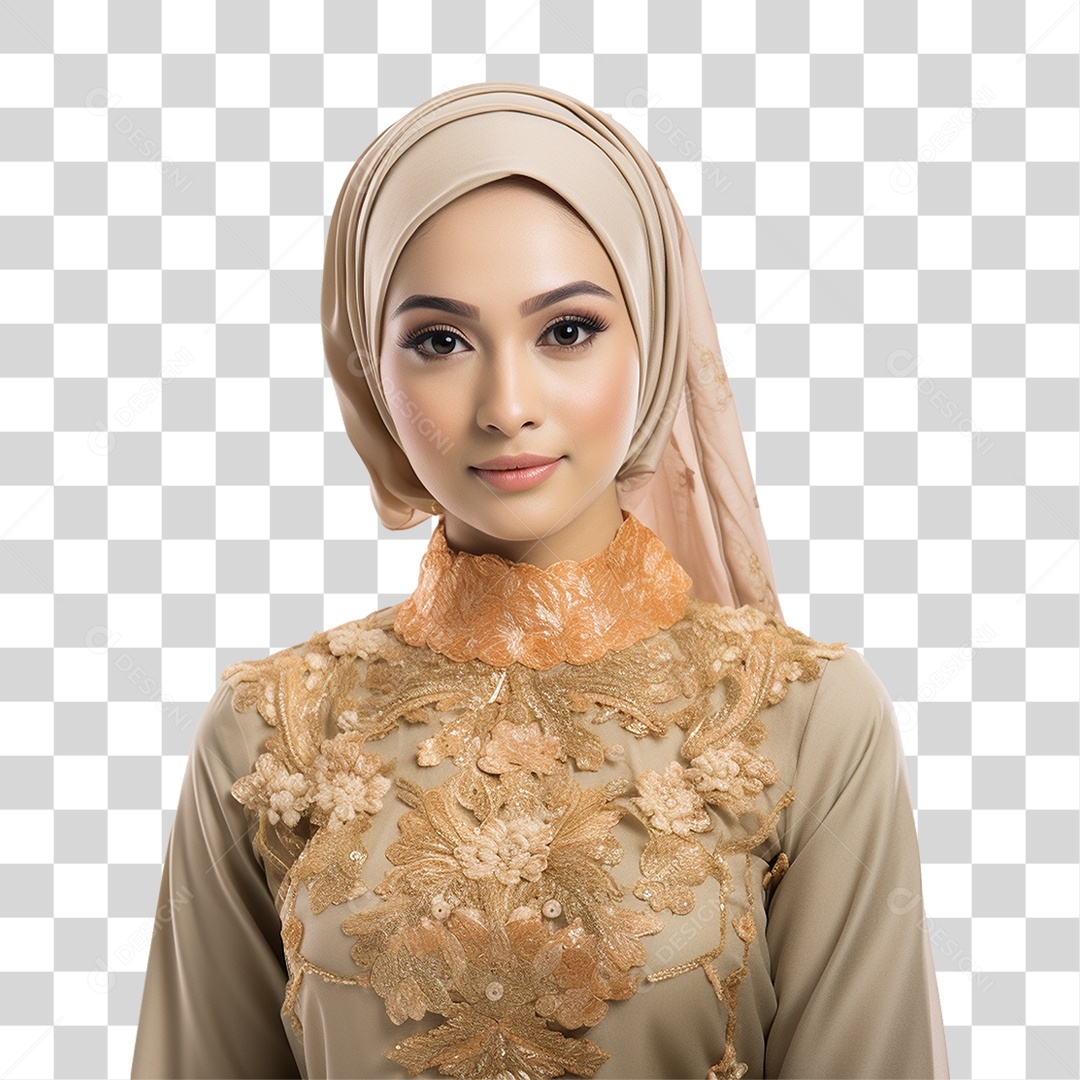 Mulher Muçulmana PNG Transparente