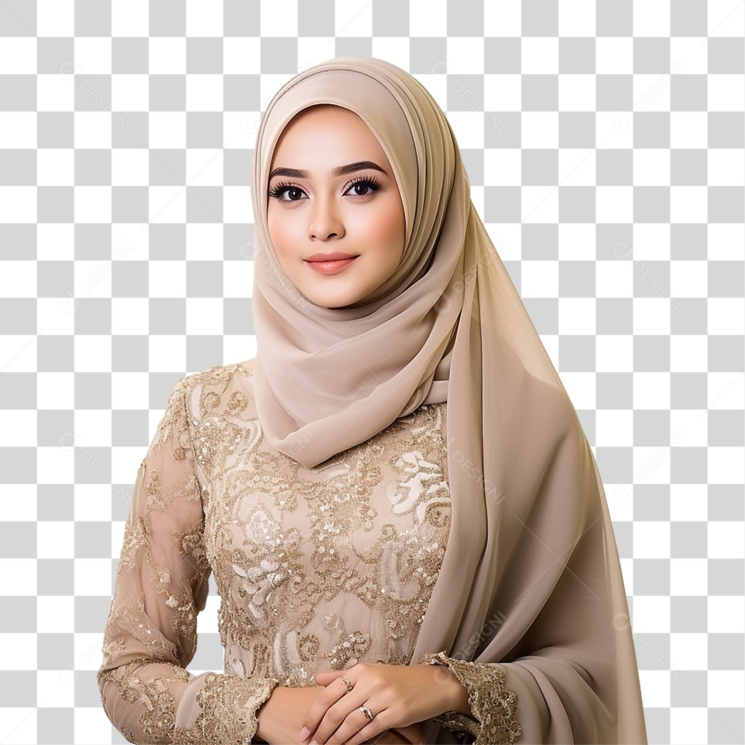 Mulher Muçulmana PNG Transparente