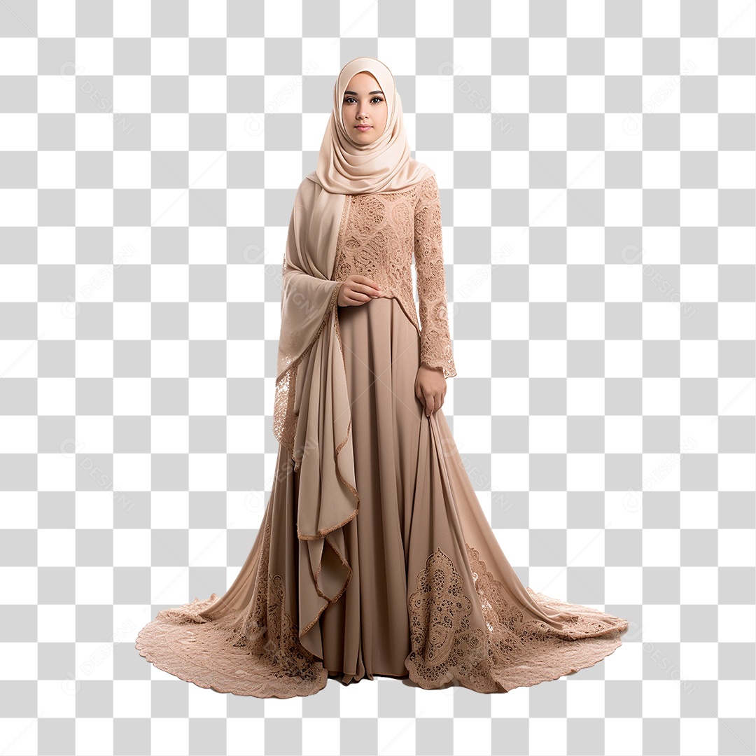 Mulher Muçulmana PNG Transparente