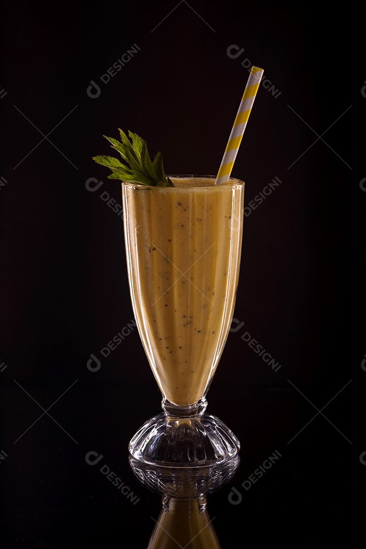 Deliciosa vitamina de mamão