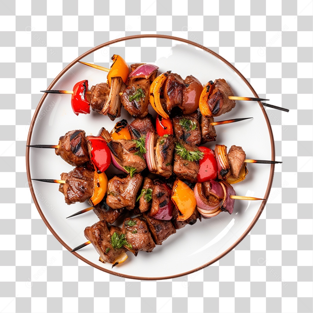 Carne Assada Churrasco Espetos PNG Transparente