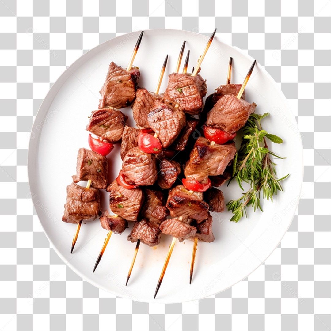 Carne Assada Churrasco Espetos PNG Transparente