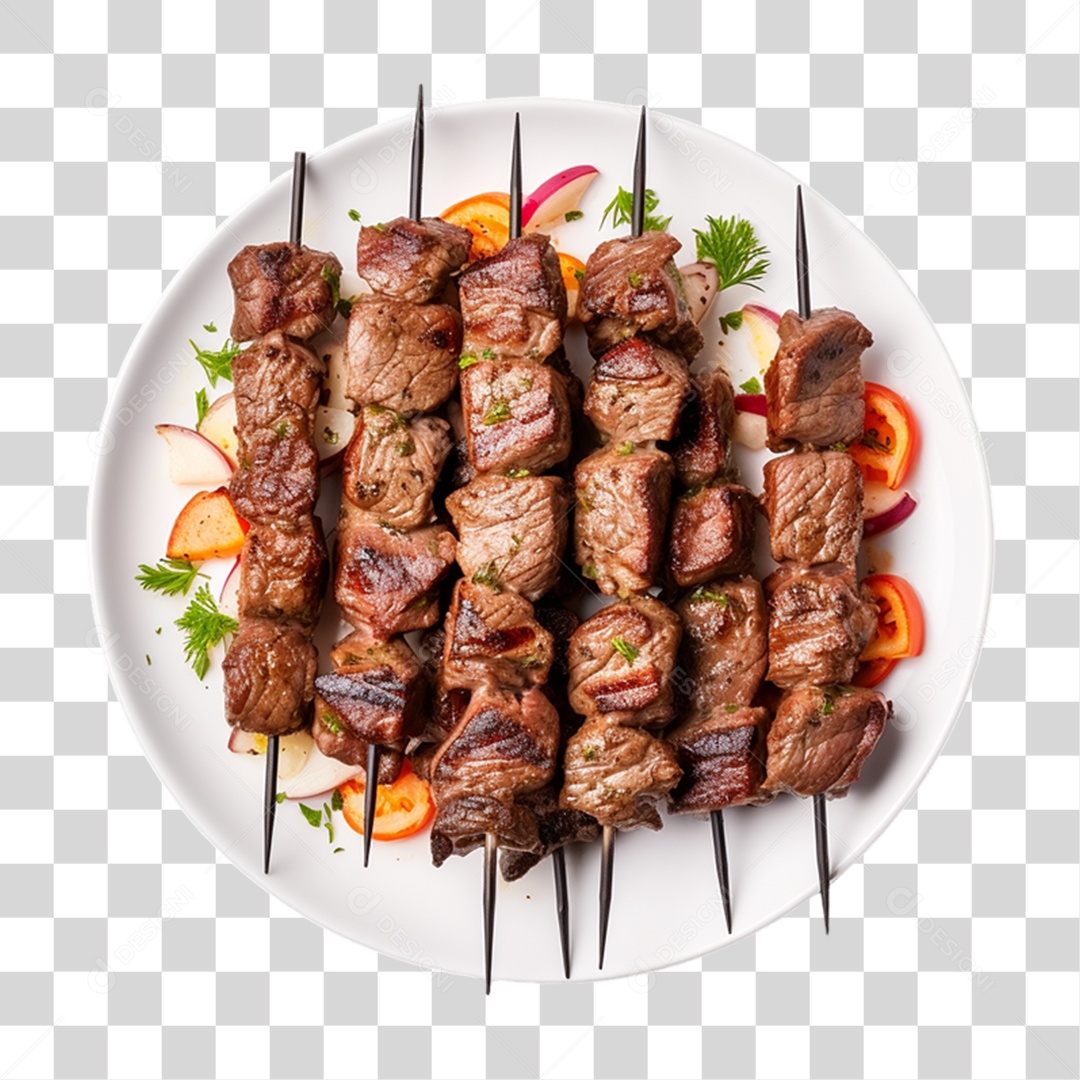 Carne Assada Churrasco Espetos PNG Transparente