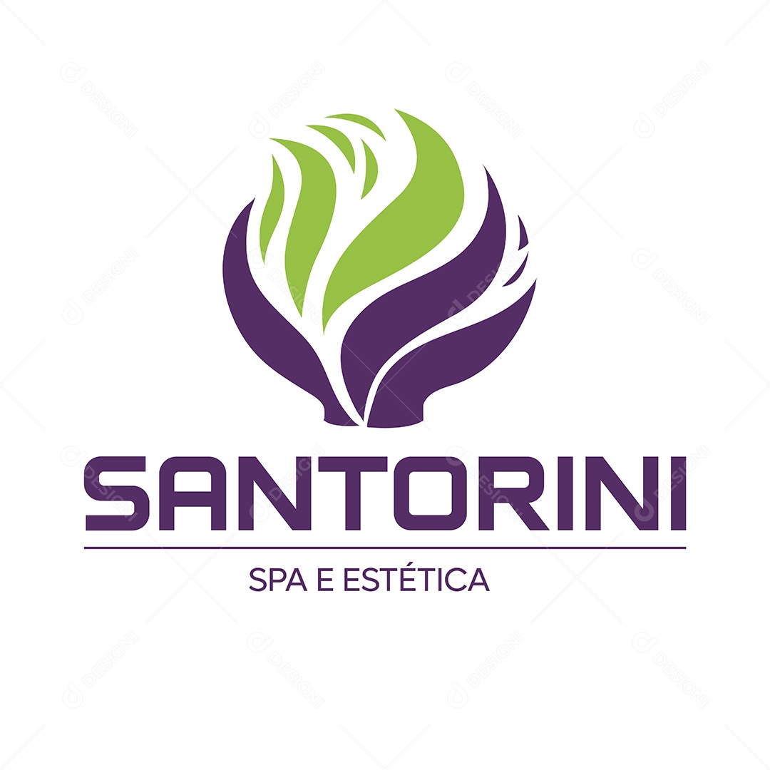 Modelo de Logo de Spa e Estética Ilustração Vetor EPS