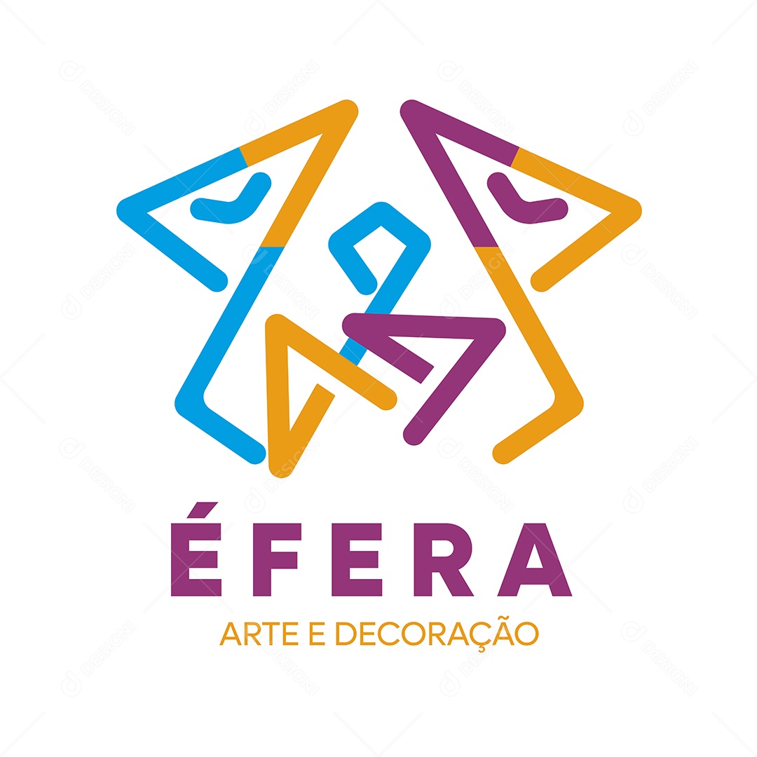 Modelo de Logo de Galeria de Arte Ilustração Vetor EPS