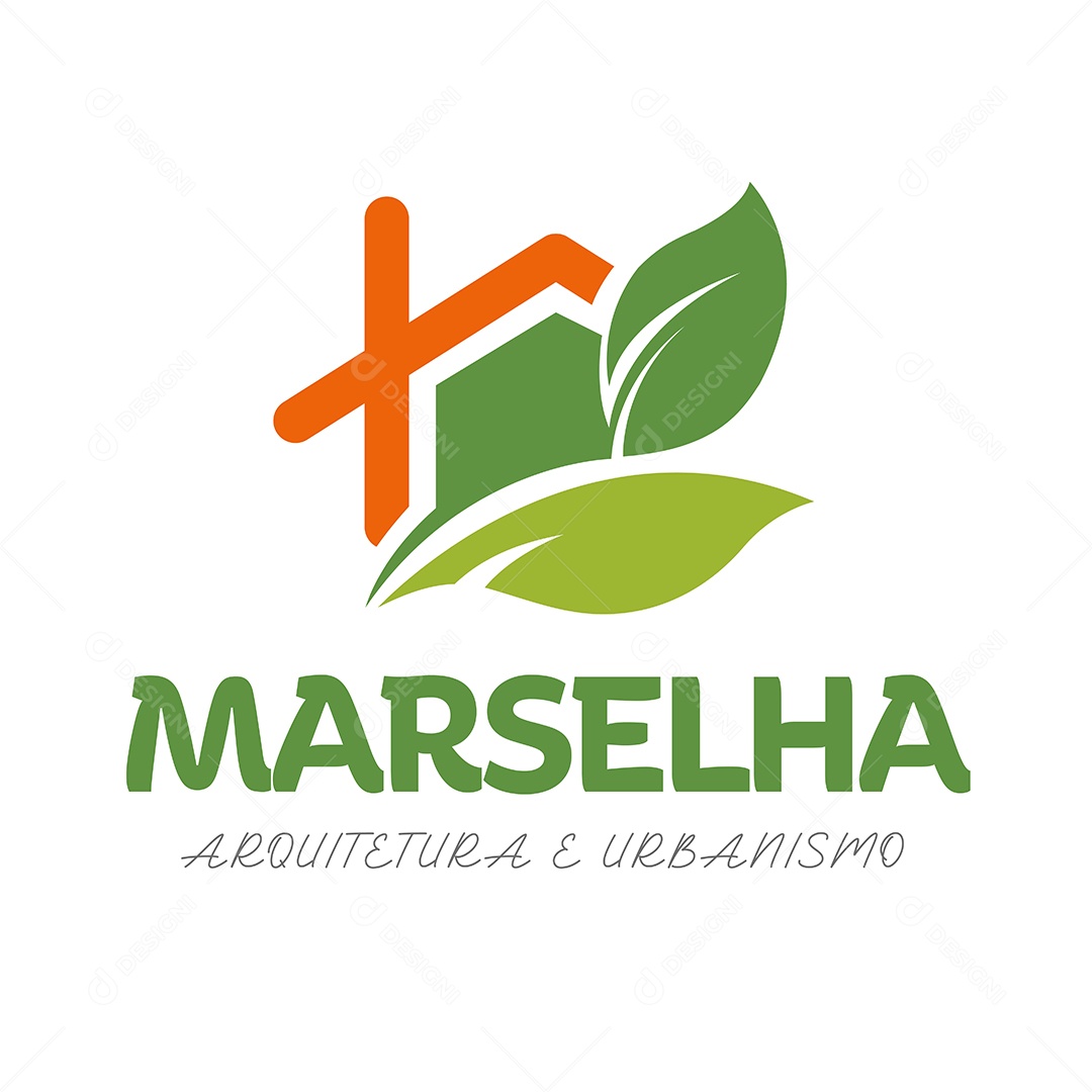Modelo de Logo de Arquitetura e Paisagismo Ilustração Vetor EPS