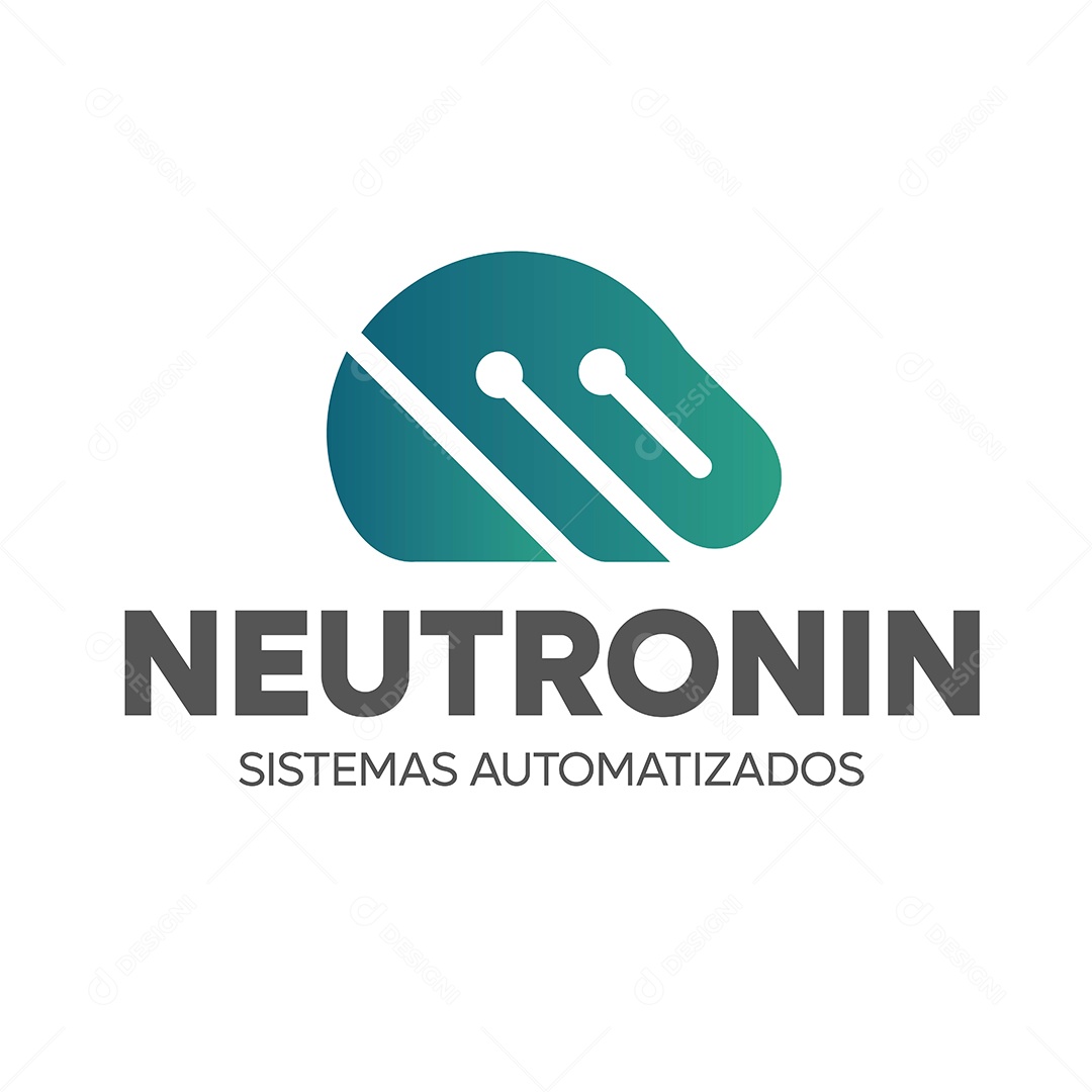 Modelo de Logo de Sistemas Automatizados Ilustração Vetor EPS