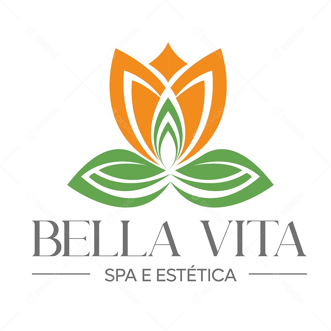 Modelo de Logo de Spa e Estética Ilustração Vetor EPS