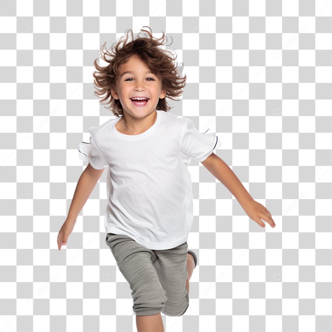 Criança Voltando as Aulas PNG Transparente