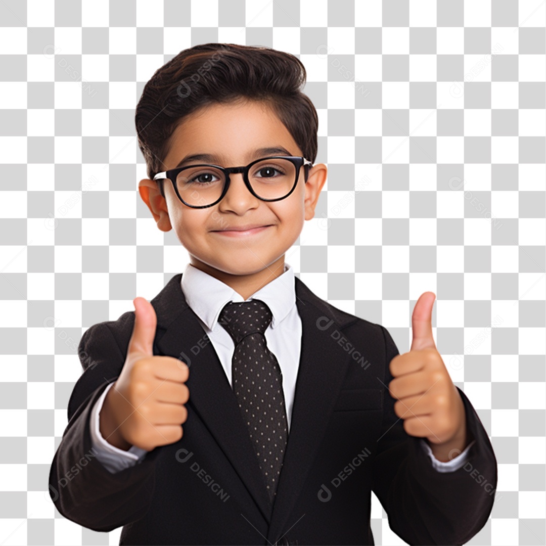 Criança Voltando as Aulas PNG Transparente