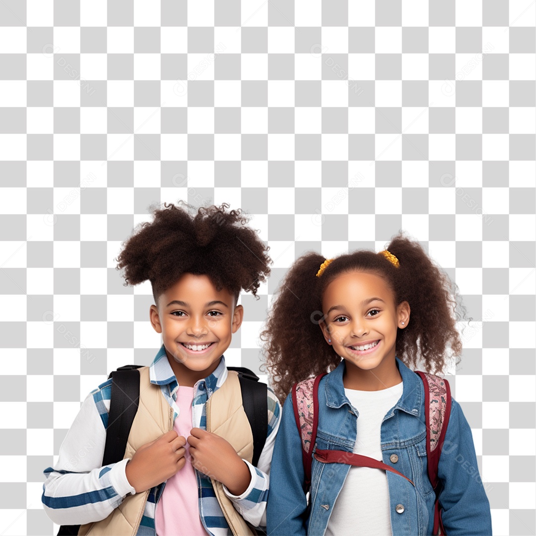 Criança Voltando as Aulas PNG Transparente