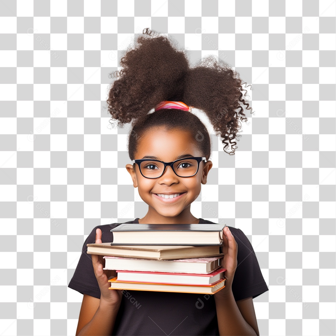 Criança Voltando as Aulas PNG Transparente
