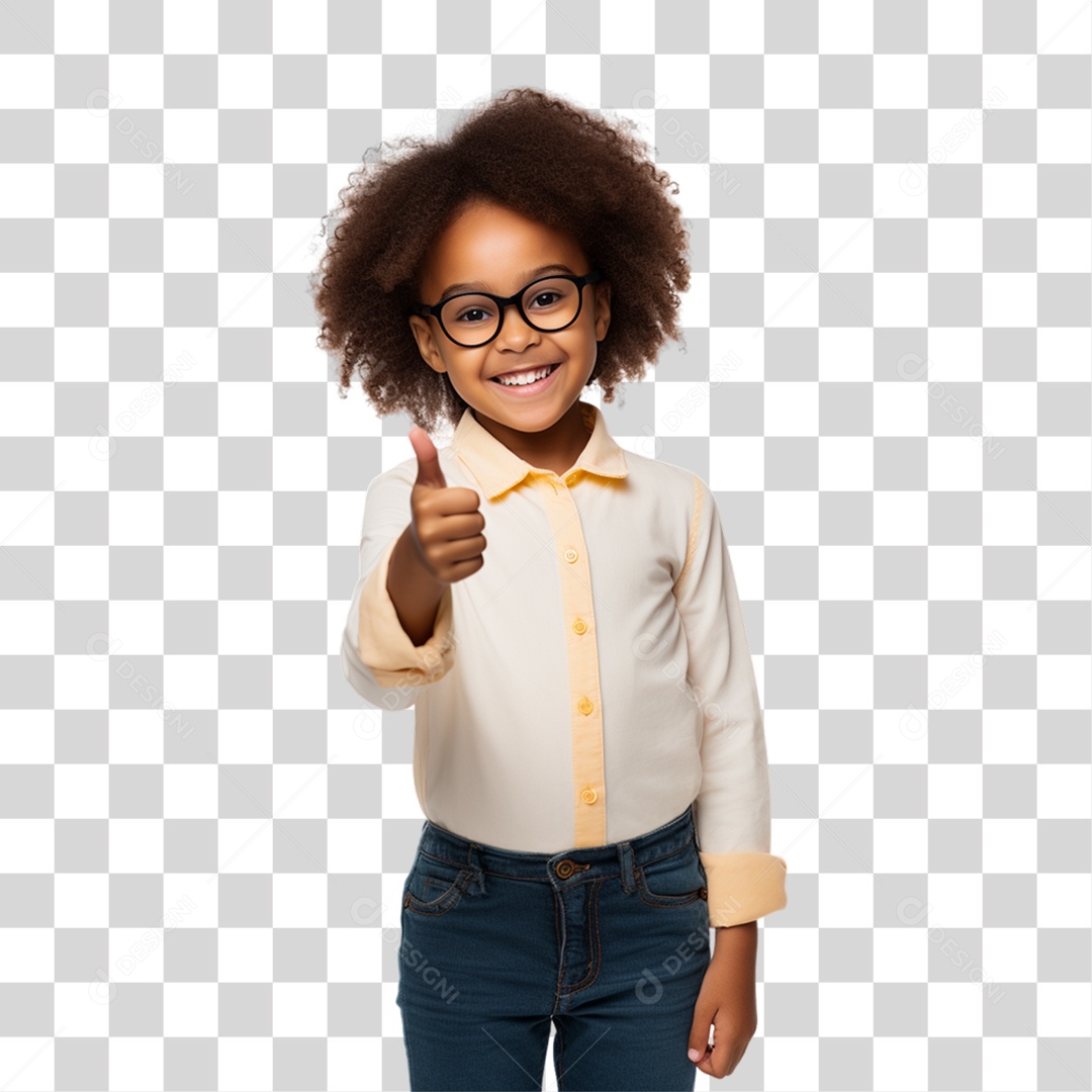 Criança Voltando as Aulas PNG Transparente