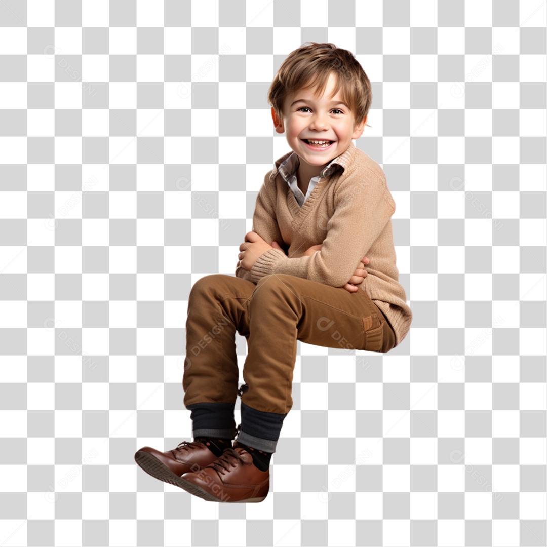 Criança Voltando as Aulas PNG Transparente