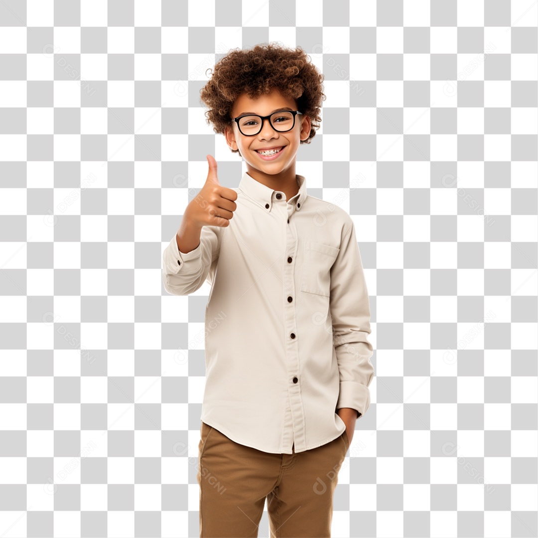 Criança Voltando as Aulas PNG Transparente