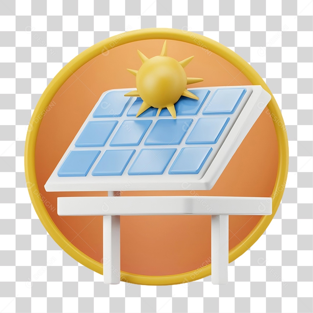 Ícones Energia Solar Placas Solares PNG Transparente