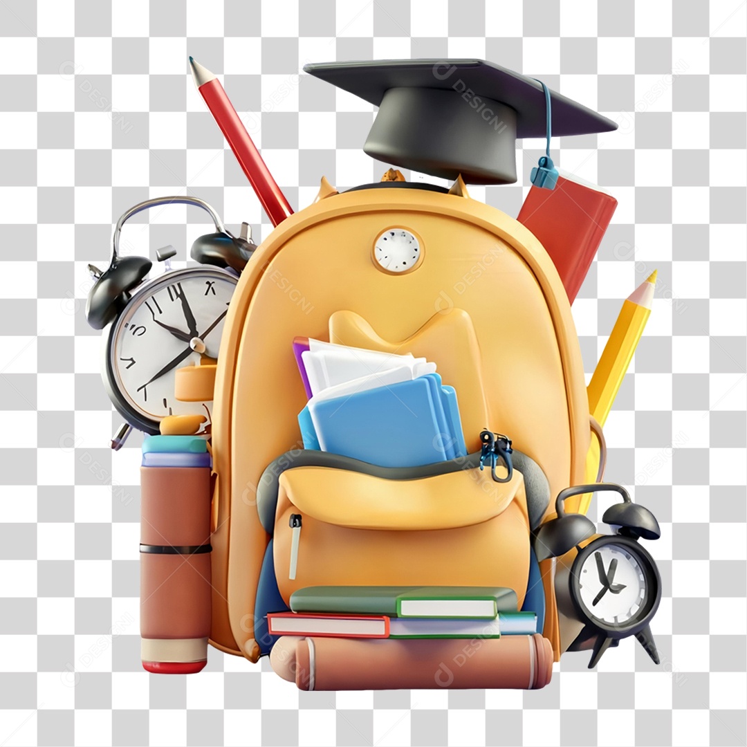 Ícones Escolares PNG Transparente