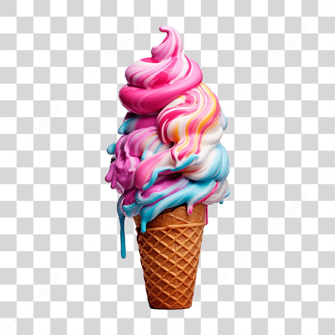 Casquinha de Sorvete PNG Transparente