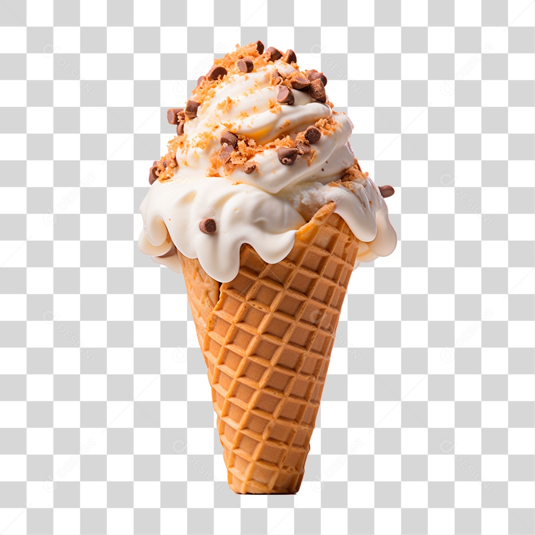 Casquinha de Sorvete PNG Transparente