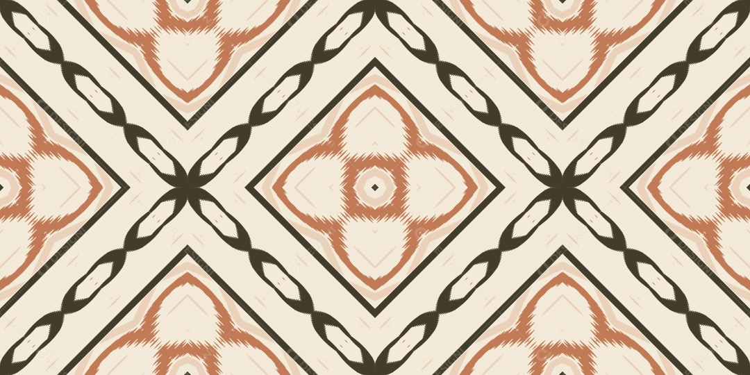 Ilustração de Padrão Tribal Tradicional Colorido Vetor EPS