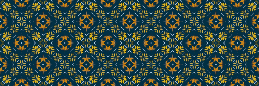 Ilustração de Padrão Tribal Tradicional Colorido Vetor EPS