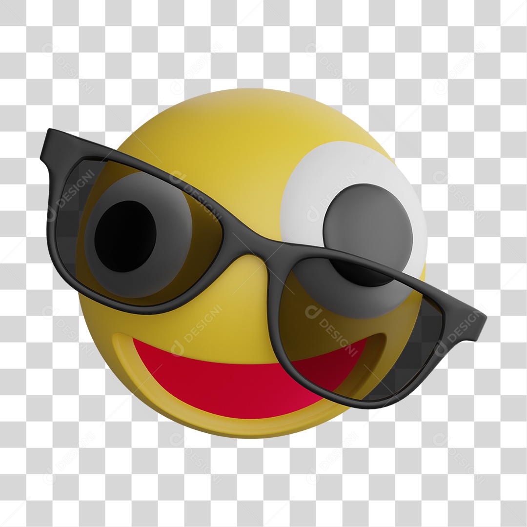 Emoji 3D Gestos Emoções PNG Transparente