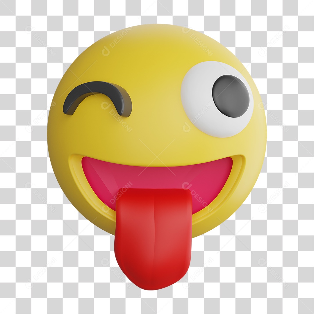 Emoji 3D Gestos Emoções PNG Transparente