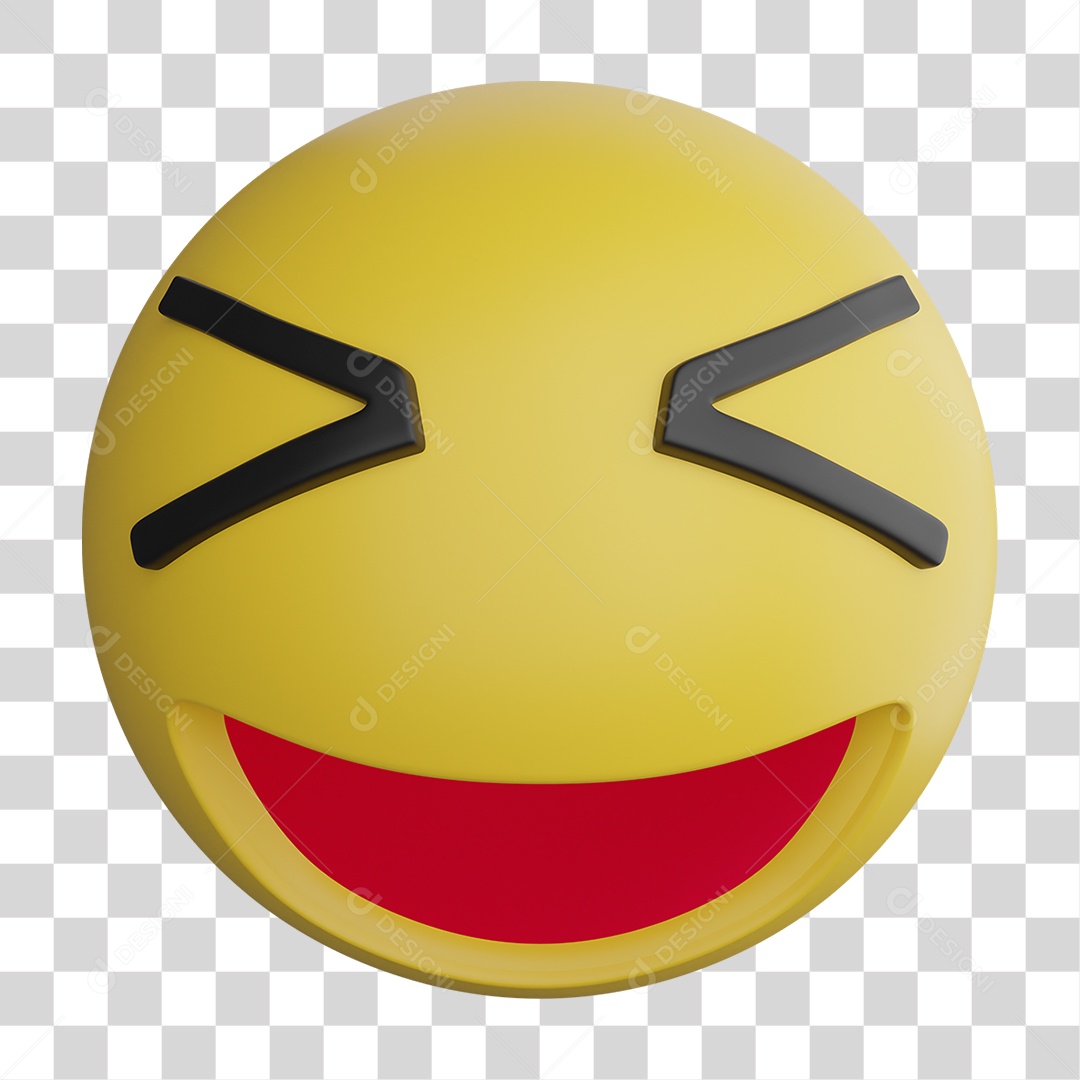 Emoji 3D Gestos Emoções PNG Transparente