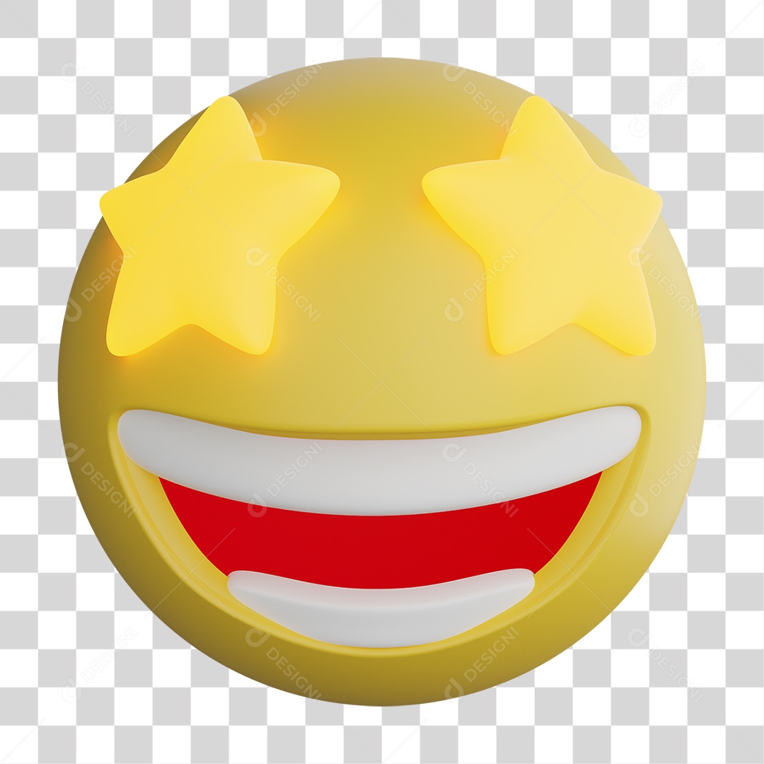 Emoji 3D Gestos Emoções PNG Transparente