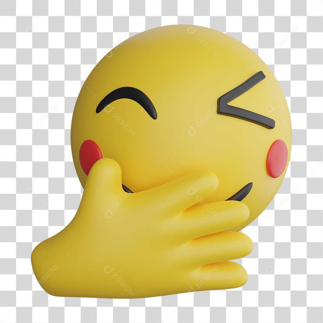 Emoji 3D Gestos Emoções PNG Transparente