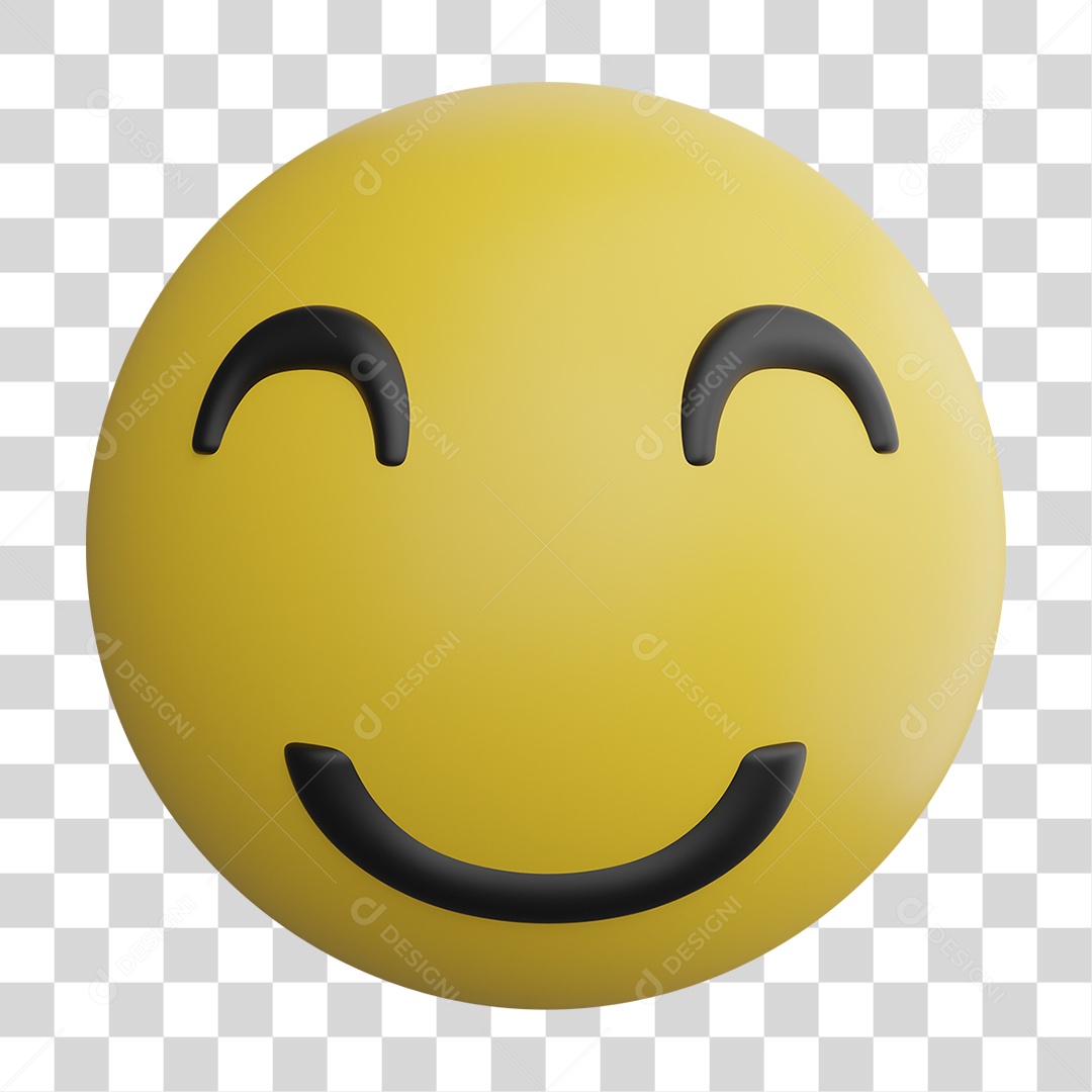 Emoji 3D Gestos Emoções PNG Transparente