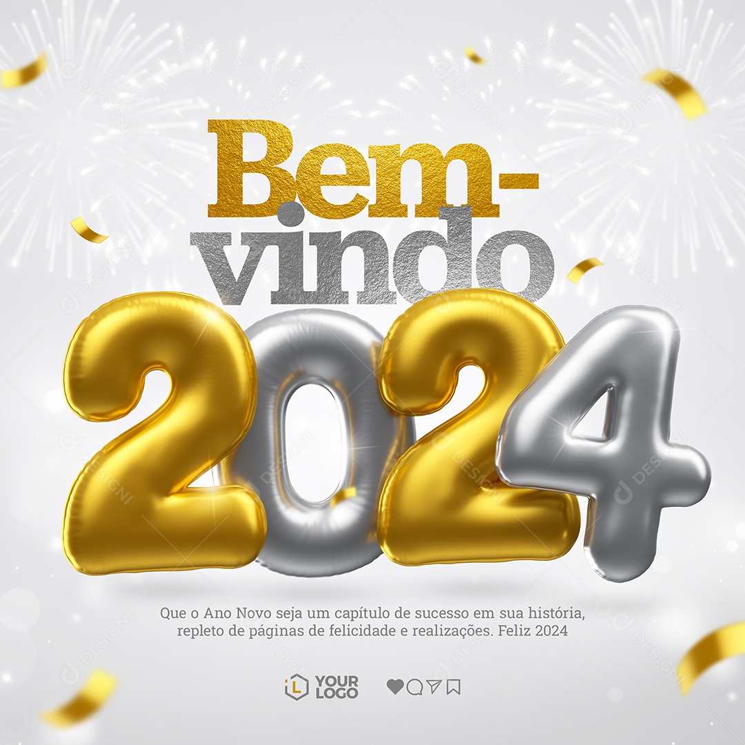 Feed Bem Vindo 2024 Capítulo De Sucesso Social Media PSD Editável